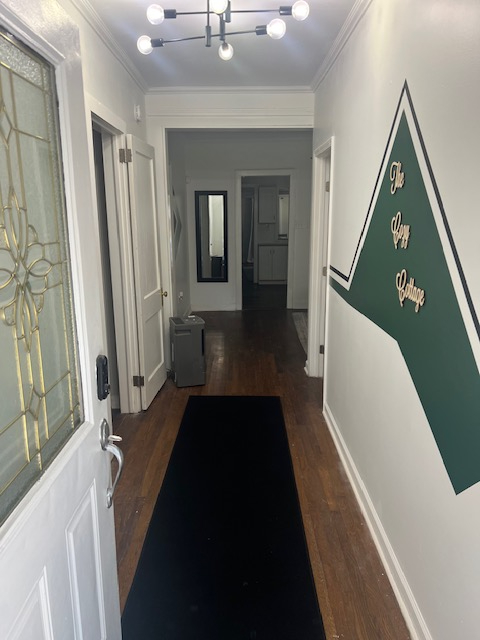 Entry hallway at The Cozy Cottage at The W