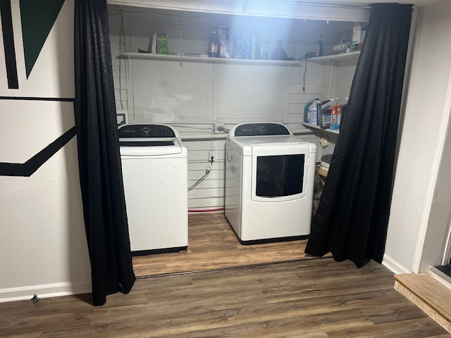 In-unit washer and dryer at The Cozy Cottage at The W